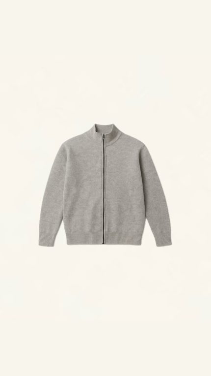 Soft zip knit