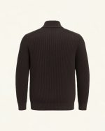 Baby cashmere half zipper knit - Image 2