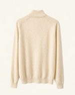 Half zip knit beige - Image 2